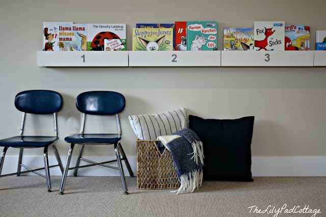 How to make a bookshelf out of…a bookshelf and other playroom fun