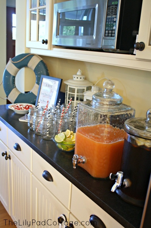 Baby Shower Beverage Station