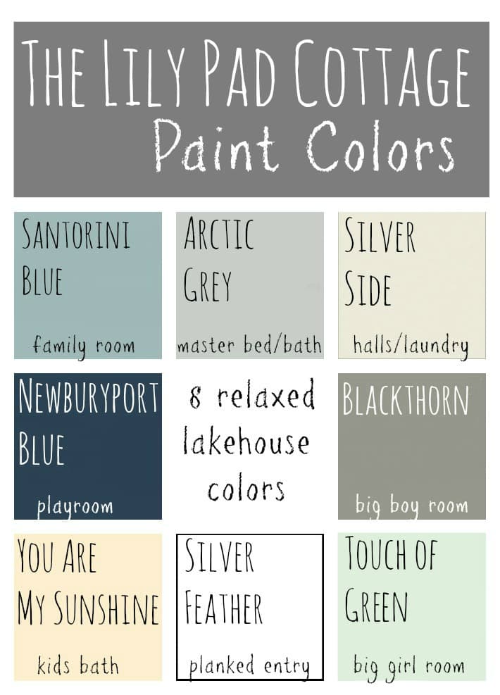 My Paint Colors – 8 Relaxed Lake House Colors