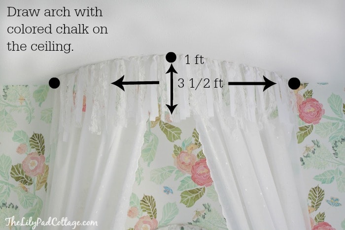 No Sew Bed Canopy