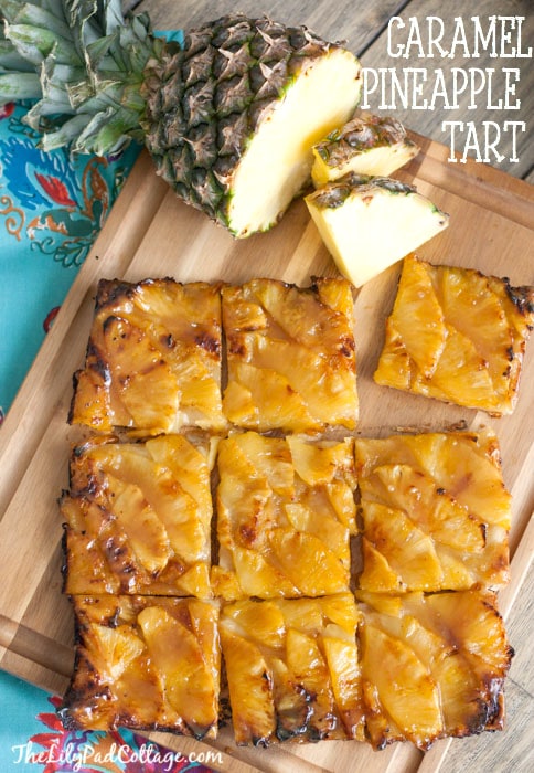 Caramel Pineapple Tart