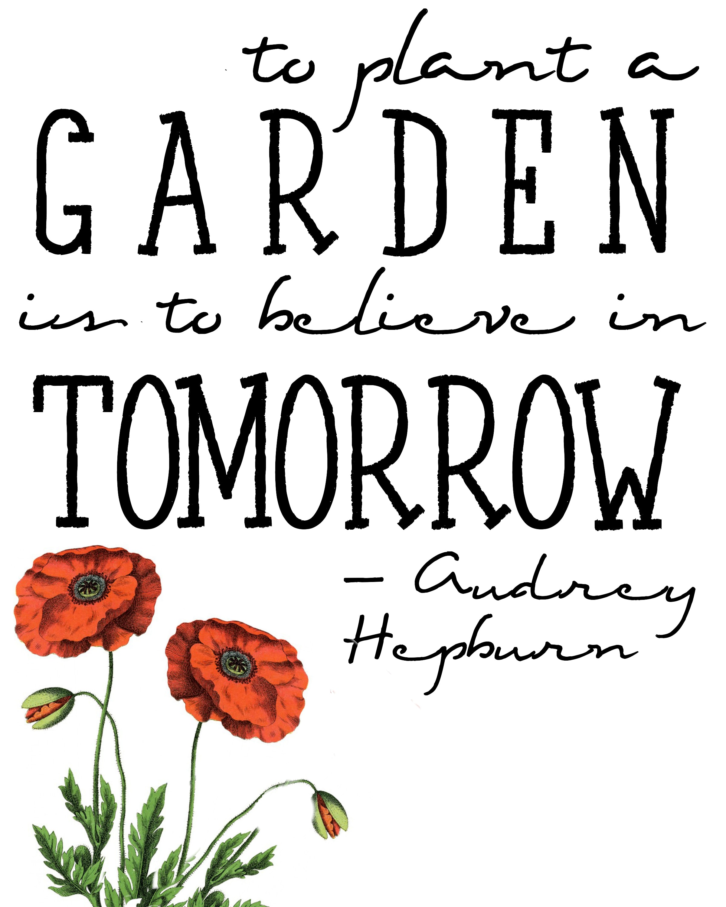 FREE Think Spring Printable - The Lilypad Cottage