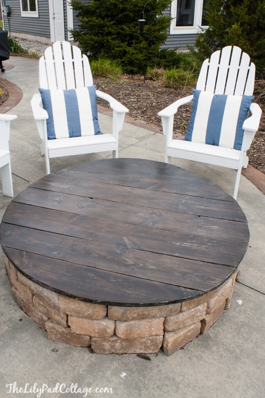 Table and Fire Pit