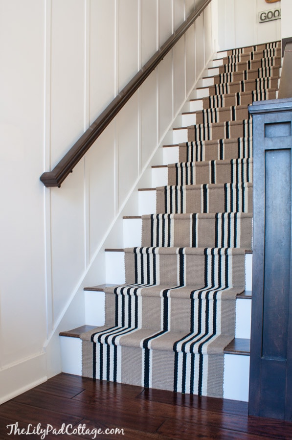 A close up of a staircase 