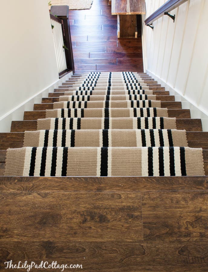 Staircase with carpet