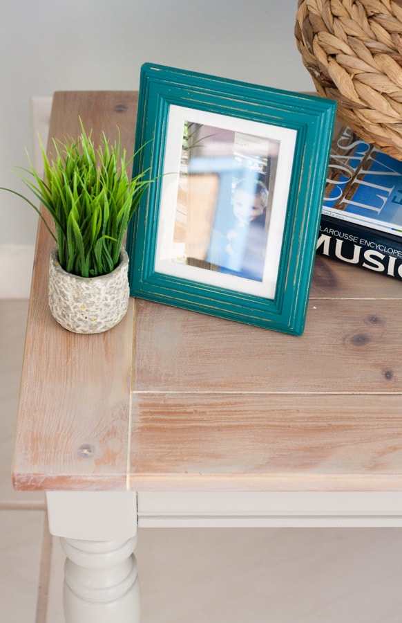 Driftwood finished table