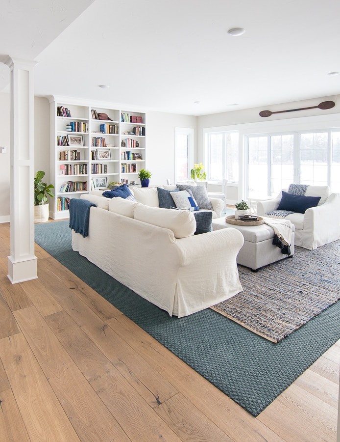 Lake House Basement Family Room