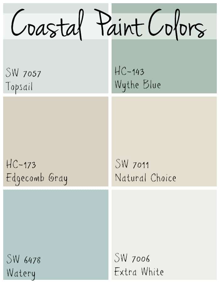 Coastal Paint Colors The Lilypad Cottage