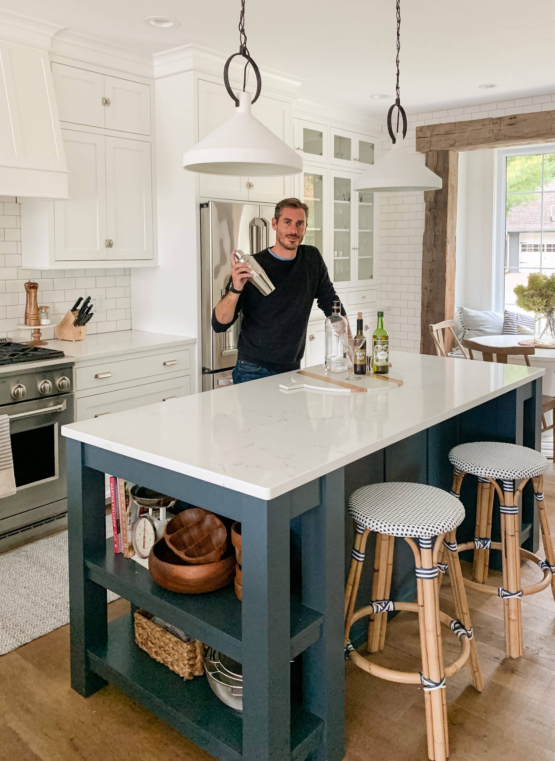 white kitchen pendants