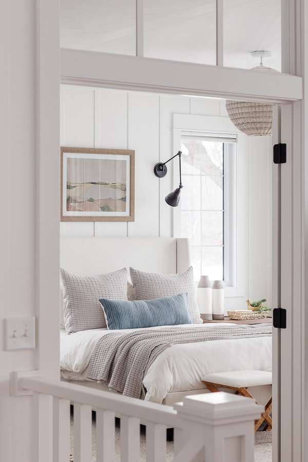 Coastal Lake House Bedroom