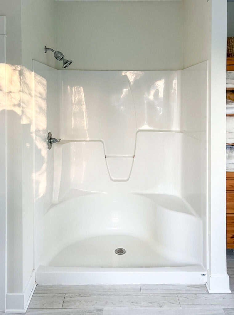 fiberglass shower